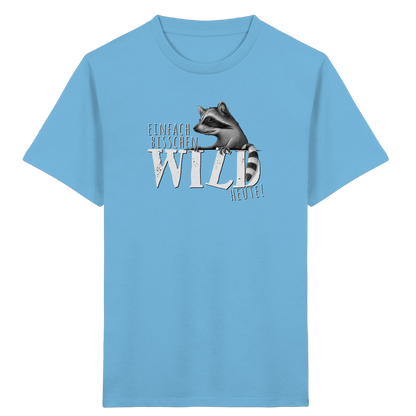 Bisschen wild heute! Waschbär - Kids Organic Shirt