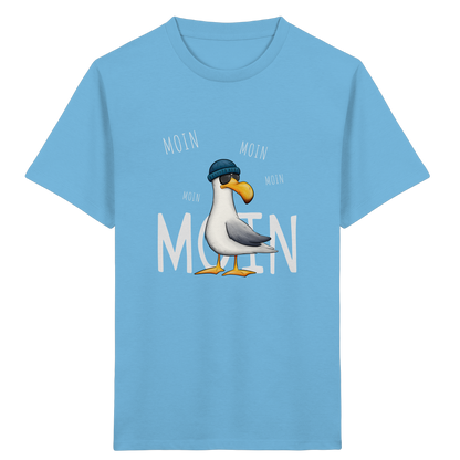 Moin Moin Lässige Hipster Möwe  - Kids Organic Shirt