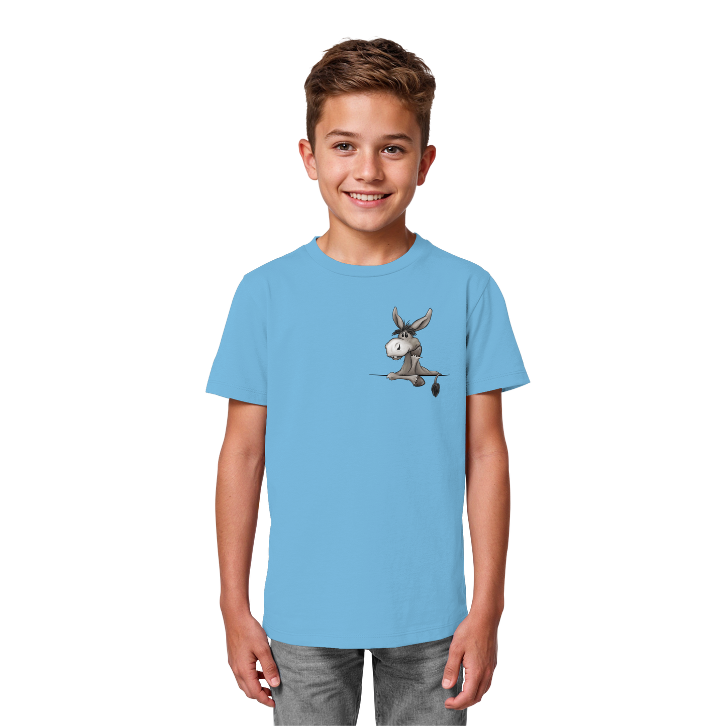 Lustiger lässiger Esel - Kids Organic Shirt