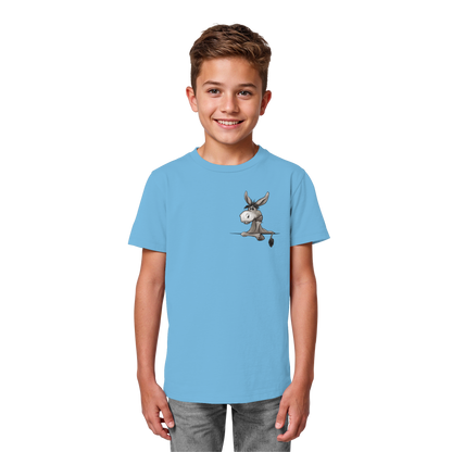 Lustiger lässiger Esel - Kids Organic Shirt