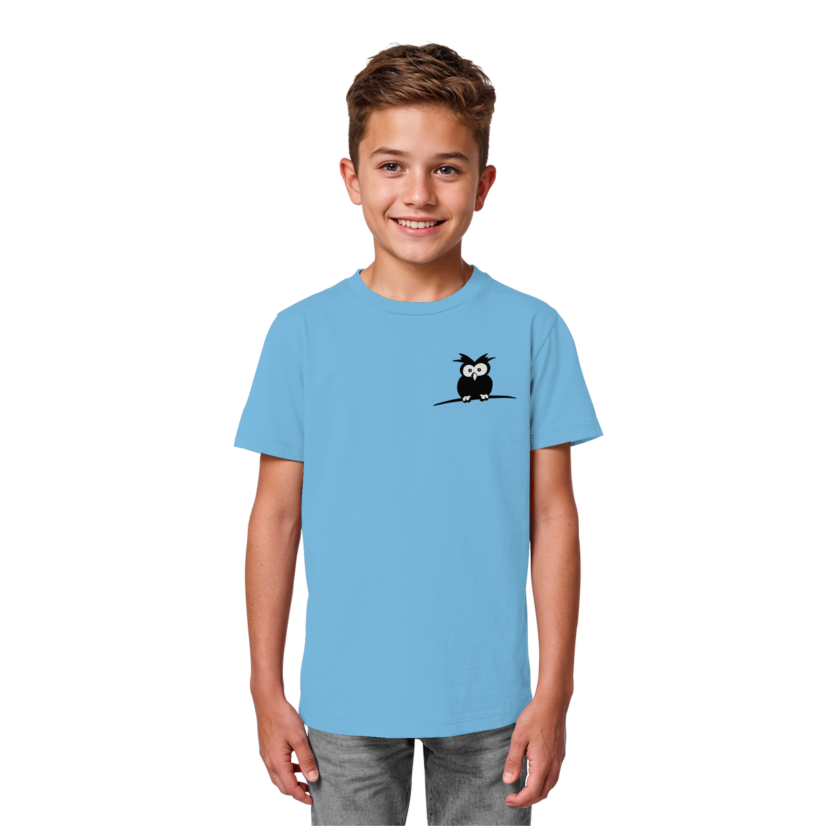 Kleine struppige Eule - Kids Organic Shirt