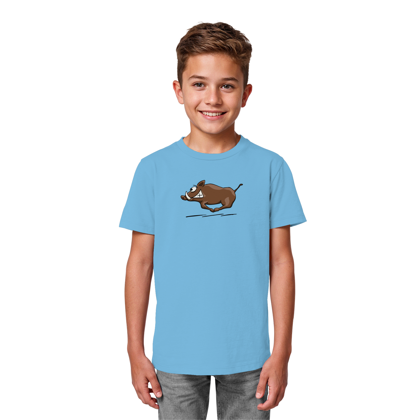 sauwildes Wildschwein | Wildsau  - Kids Organic Shirt