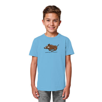 sauwildes Wildschwein | Wildsau  - Kids Organic Shirt