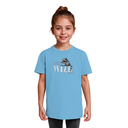 Bisschen wild heute! Waschbär - Kids Organic Shirt