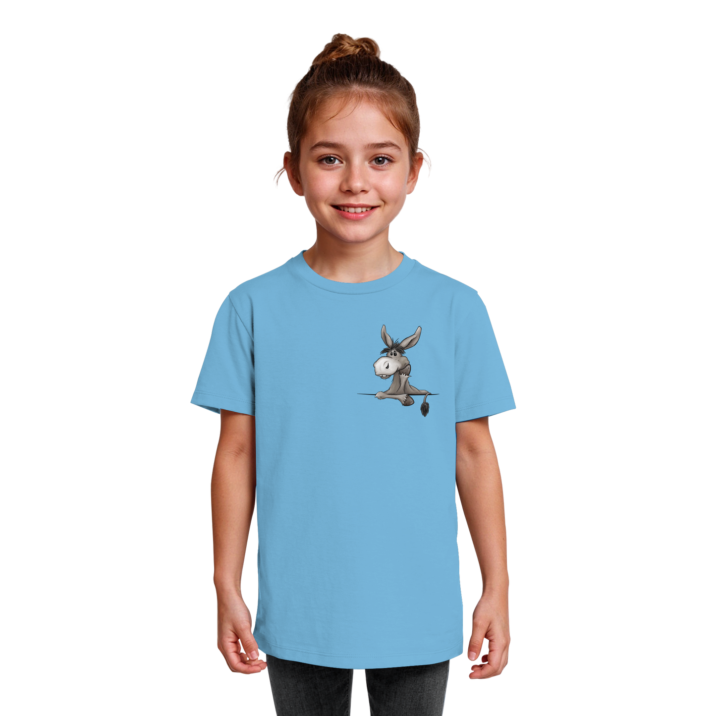 Lustiger lässiger Esel - Kids Organic Shirt