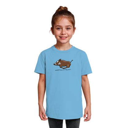 sauwildes Wildschwein | Wildsau  - Kids Organic Shirt