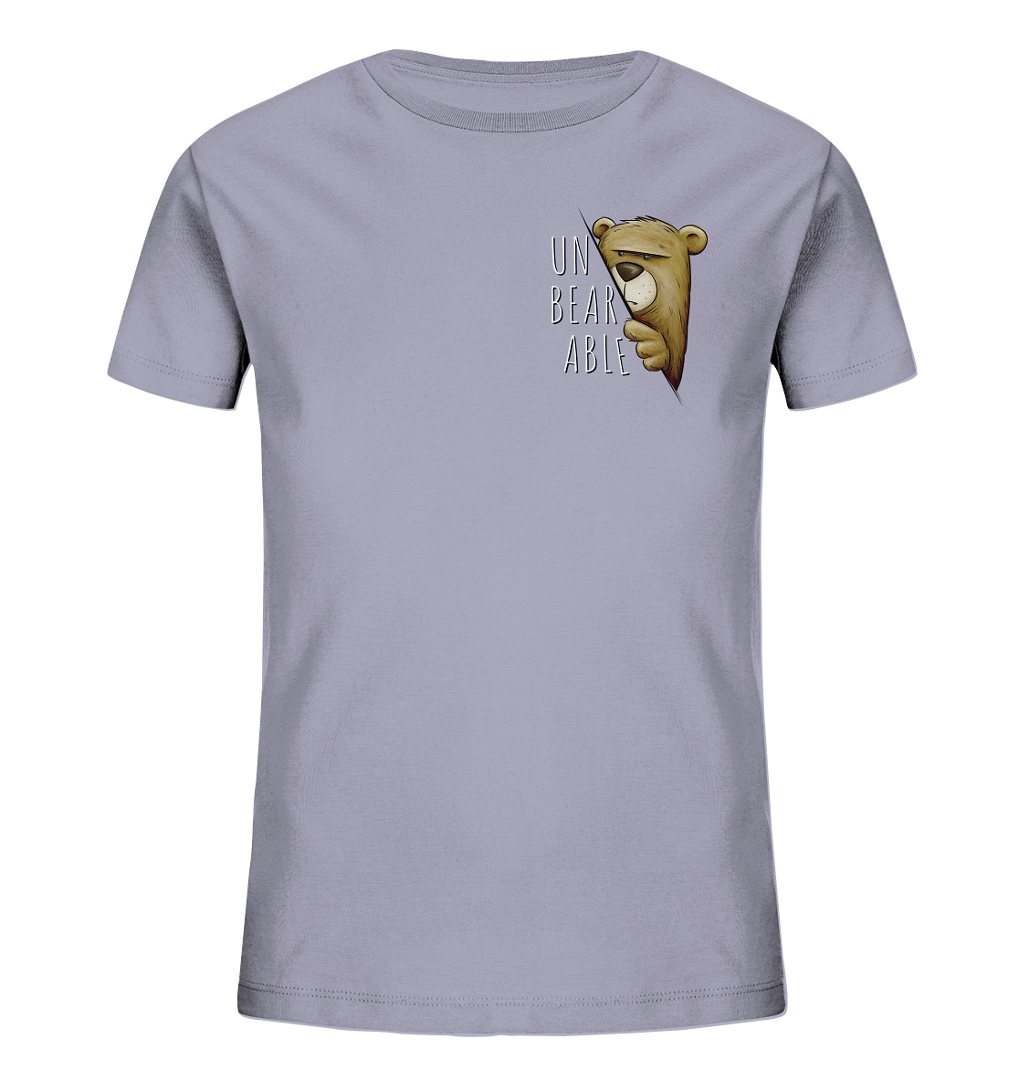 Unbearable – Unerträglich Bär - Kids Organic Shirt