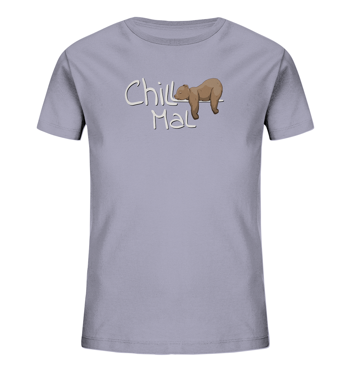 Chill Mal schläfriger Braunbär - Kids Organic Shirt