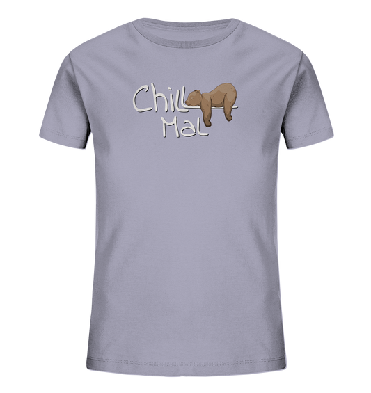 Chill Mal schläfriger Braunbär - Kids Organic Shirt