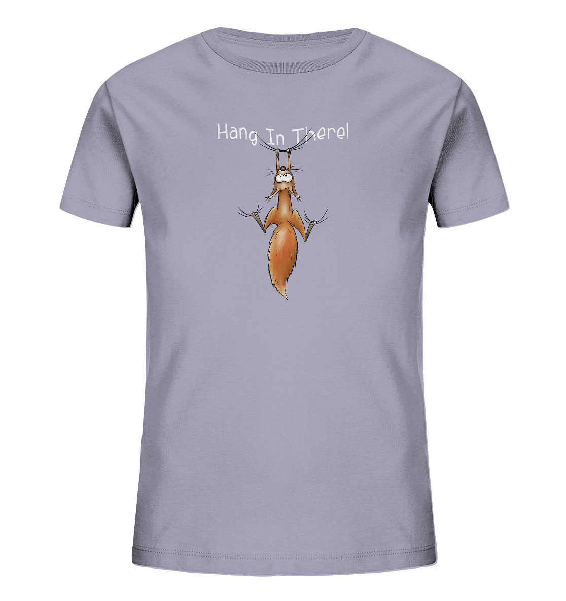 Hang In There | Lässiges Eichhörnchen - Kids Organic Shirt