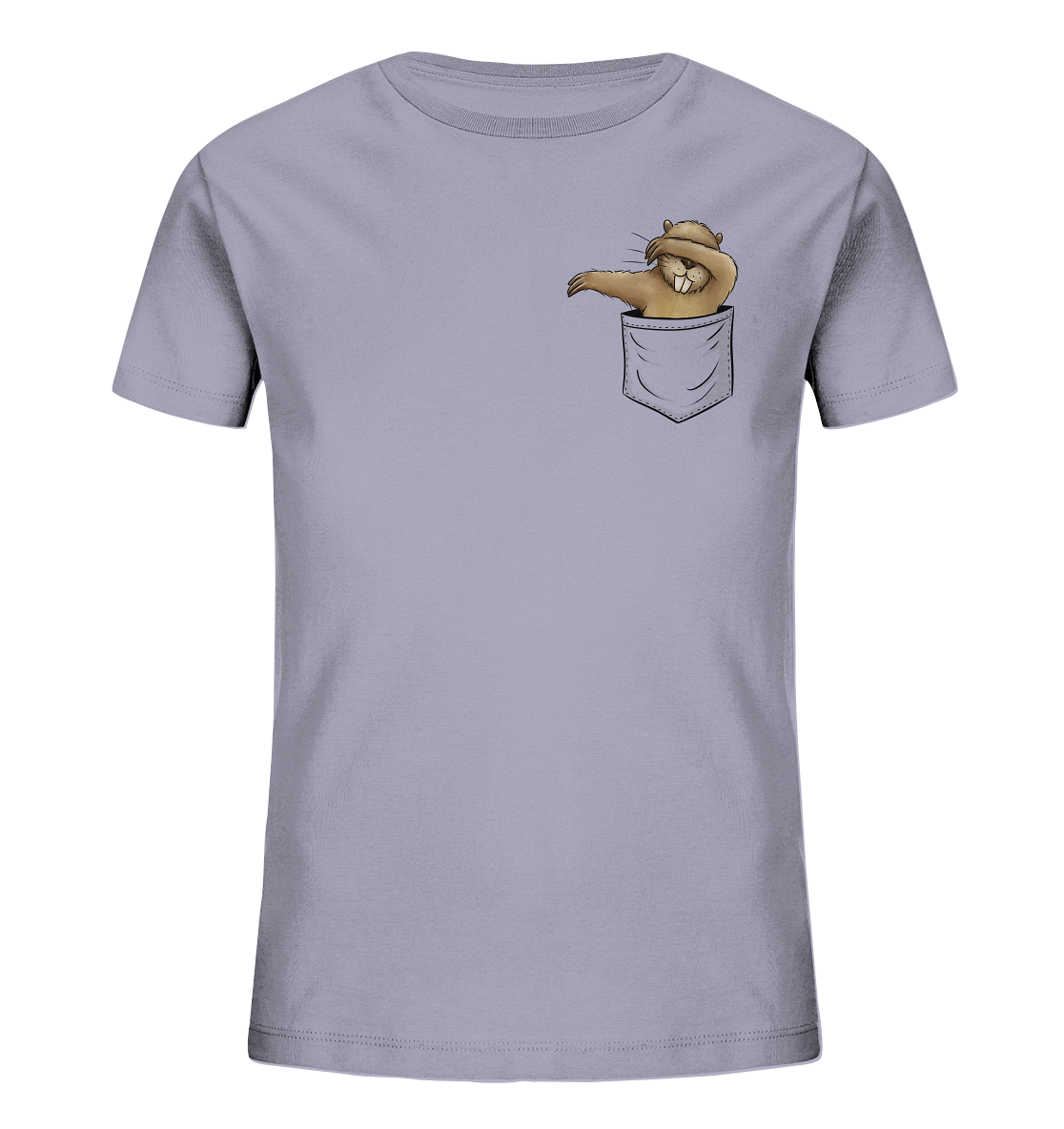 Dabbender Biber in Deiner Tasche - Kids Organic Shirt