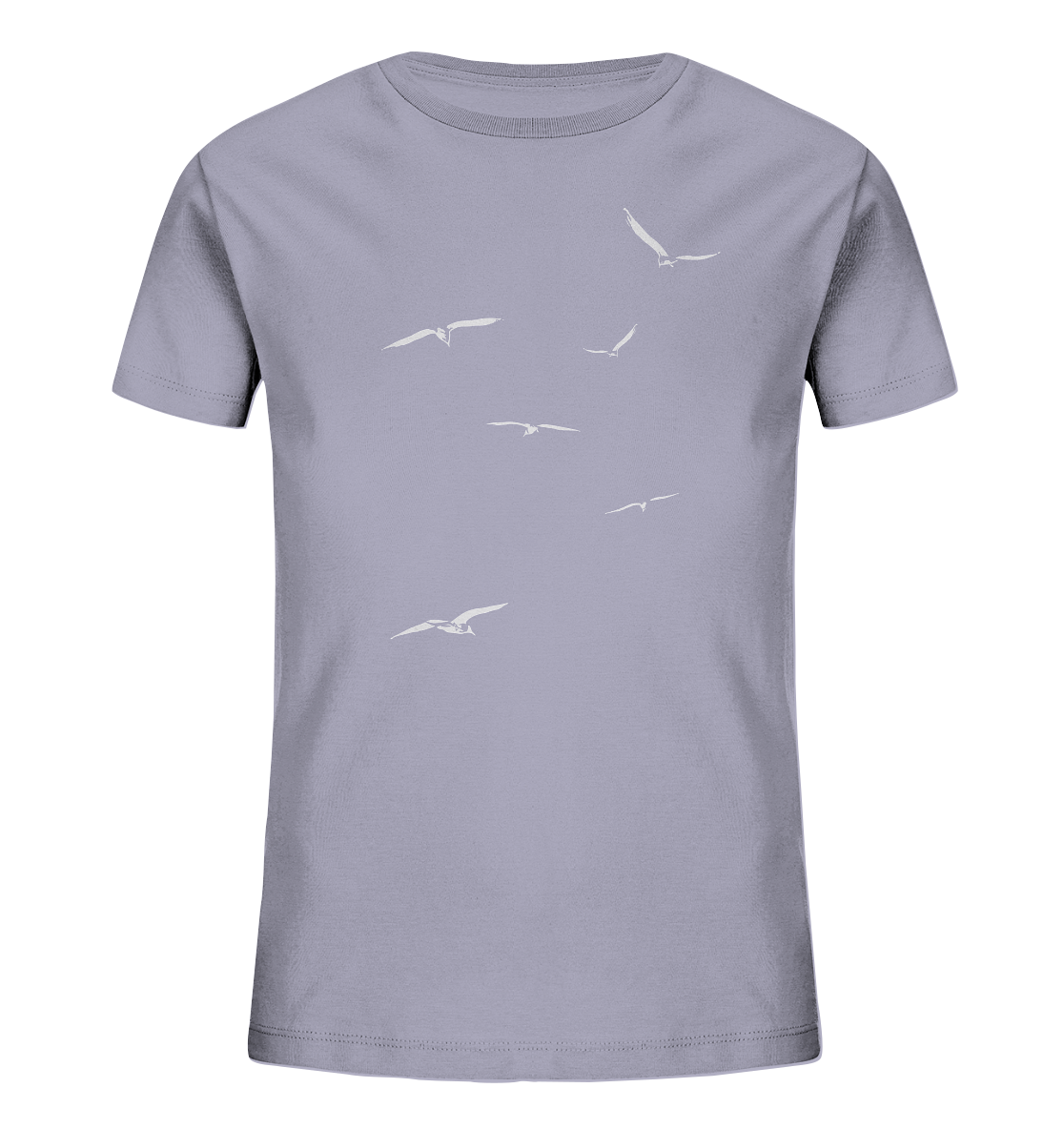 Vogelschwarm – Traum vom Fliegen - Kids Organic Shirt