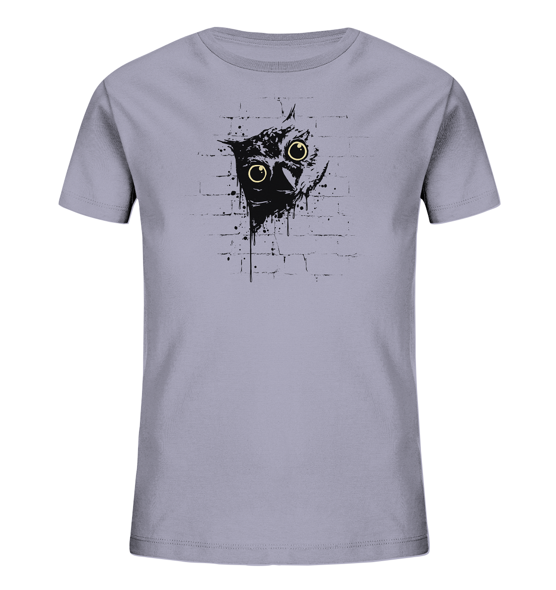 Lässige Street Art Eule - Kids Organic Shirt