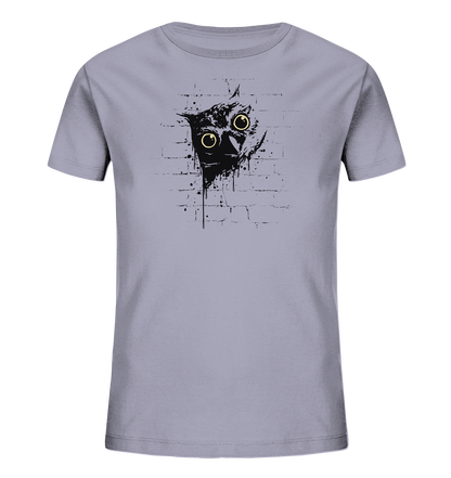 Lässige Street Art Eule - Kids Organic Shirt