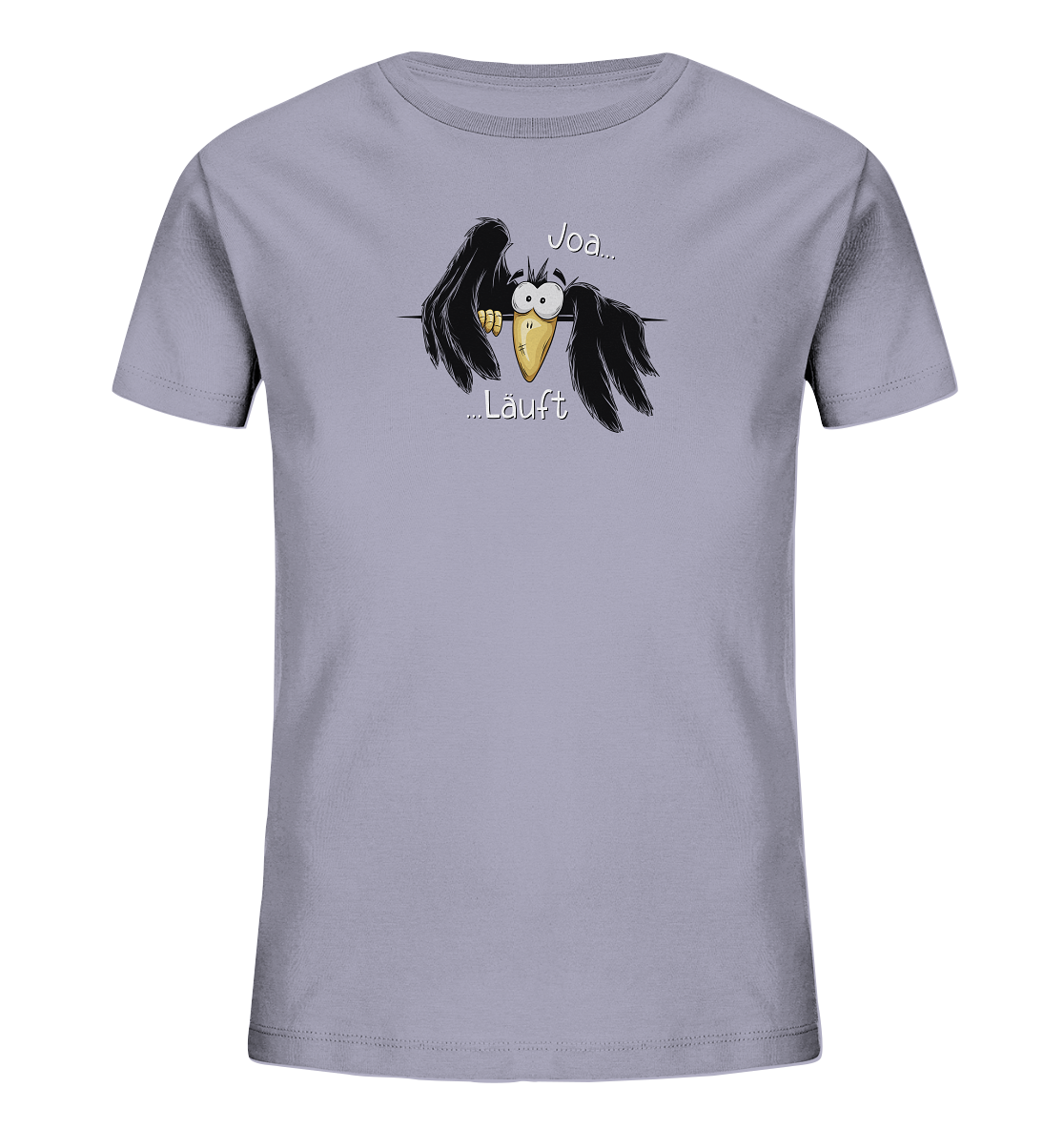 Joa Läuft Krähe gechillter Rabe - Kids Organic Shirt