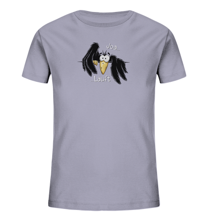 Joa Läuft Krähe gechillter Rabe - Kids Organic Shirt