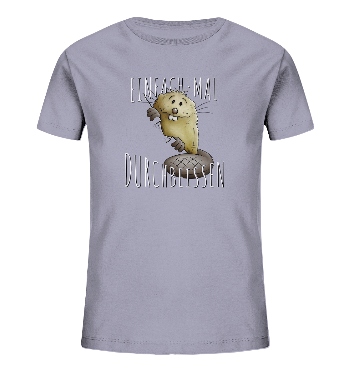 Einfach mal Durchbeissen Biber - Kids Organic Shirt