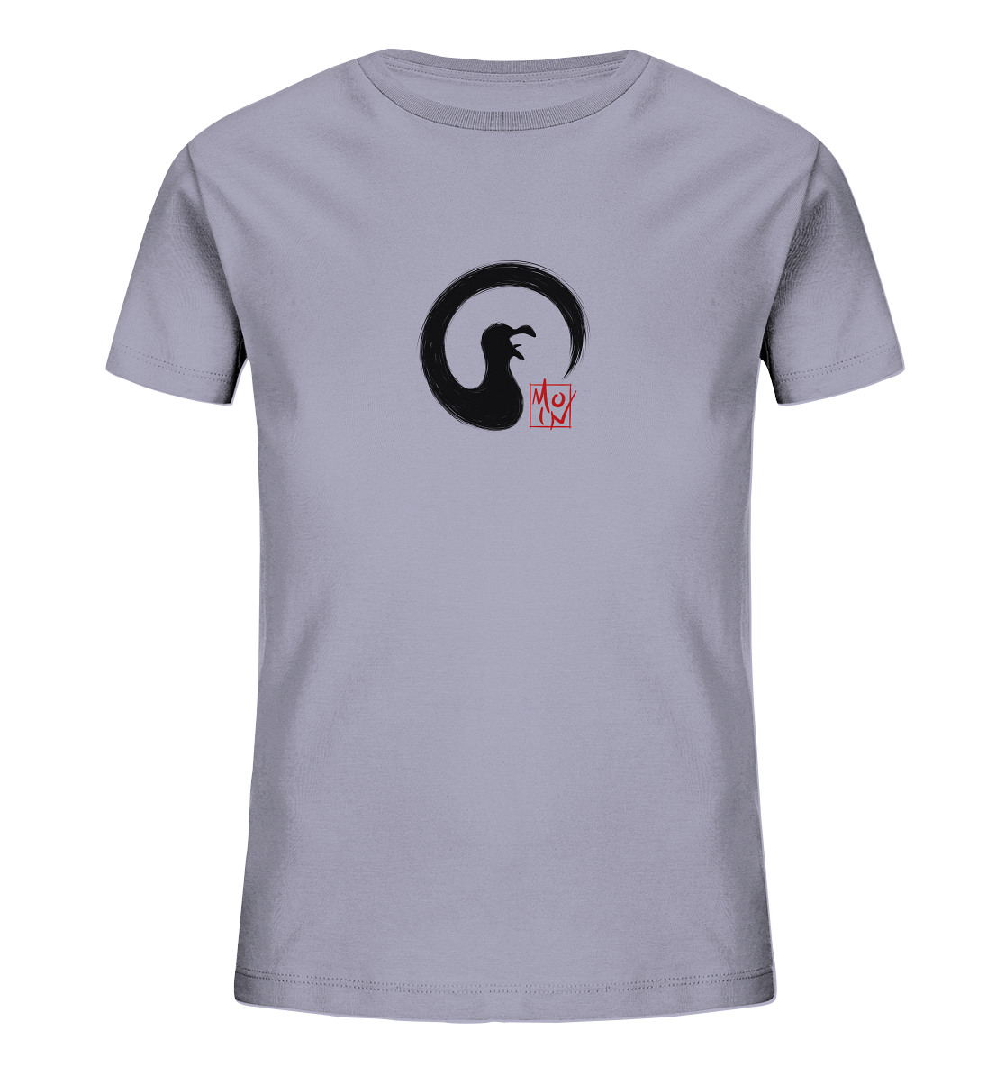 Moin kreischende japanische Enso Möwe - Kids Organic Shirt
