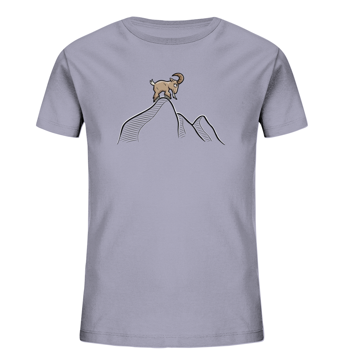 Ziegenbock in den Bergen - Kids Organic Shirt