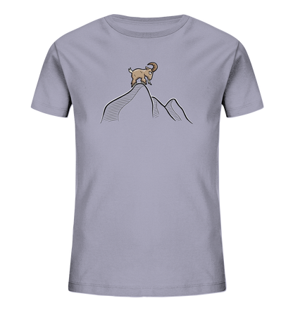 Ziegenbock in den Bergen - Kids Organic Shirt
