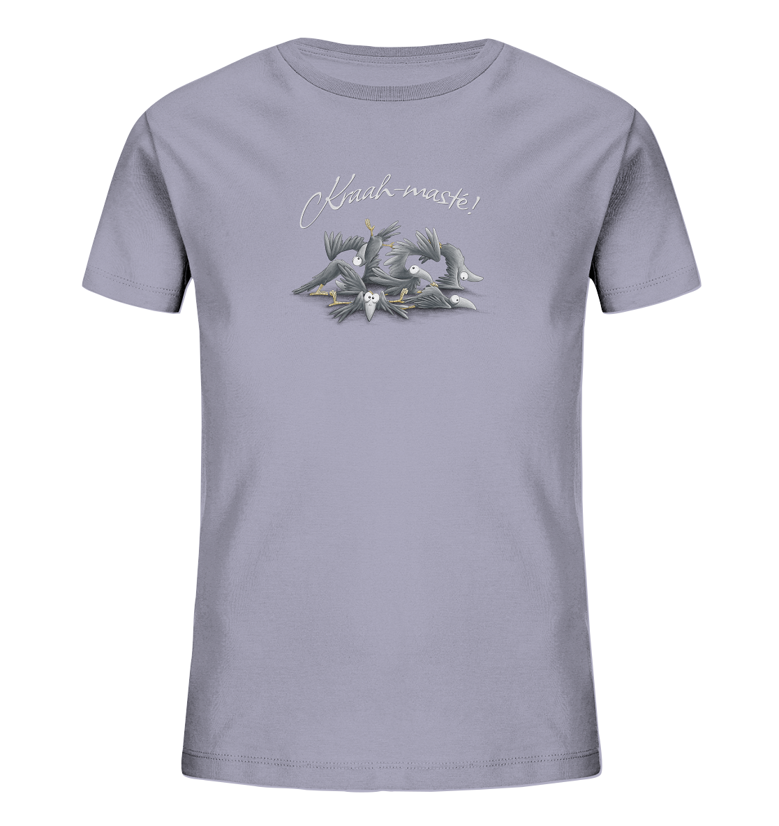 Kraah-masté! Yoga Raben Krähen - Kids Organic Shirt