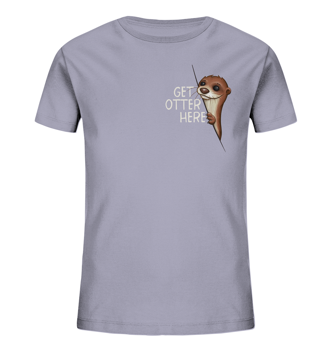 Get Otter Here | Lustiger Otter Kalauer - Kids Organic Shirt