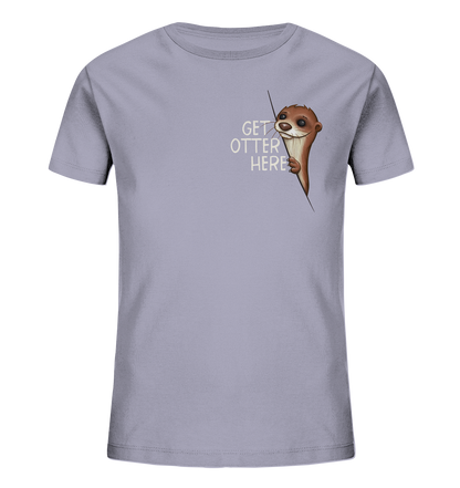 Get Otter Here | Lustiger Otter Kalauer - Kids Organic Shirt