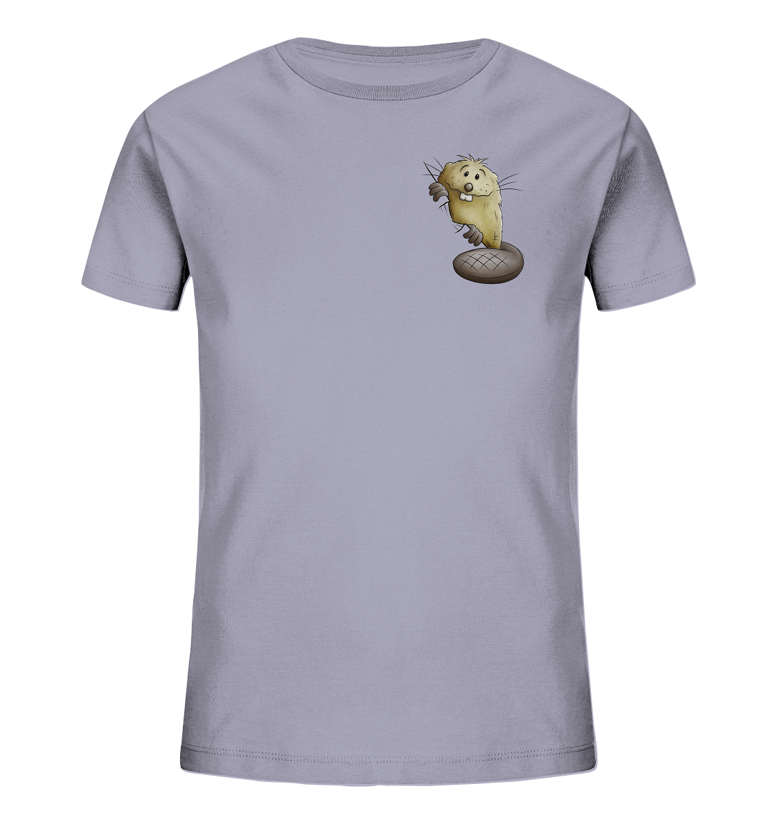 Lustiger frecher Biber - Kids Organic Shirt