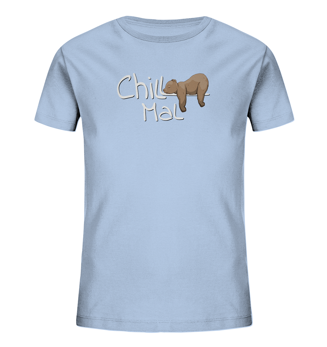 Chill Mal schläfriger Braunbär - Kids Organic Shirt