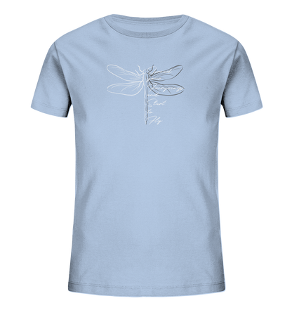 Breite die Flügel aus und flieg los | Libelle - Kids Organic Shirt