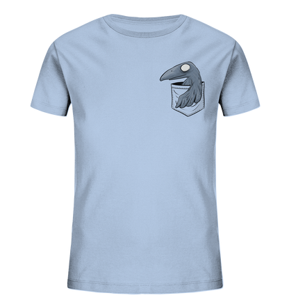 Grufti Rabe Krähe in der Tasche - Kids Organic Shirt