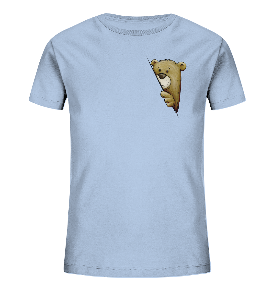Funky Bär Illustration - Kids Organic Shirt