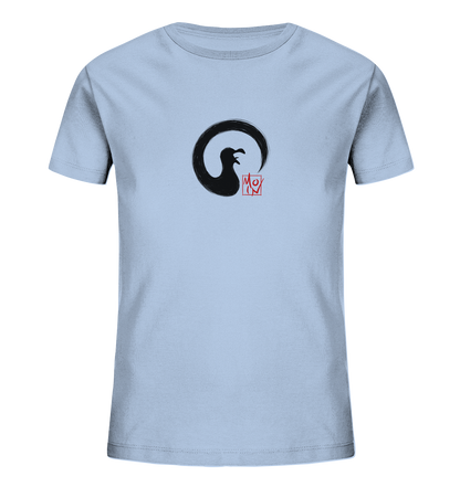Moin kreischende japanische Enso Möwe - Kids Organic Shirt
