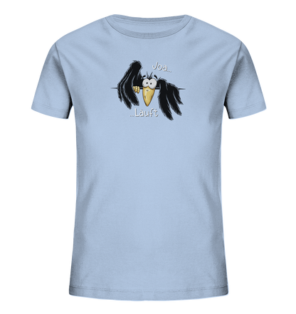 Joa Läuft Krähe gechillter Rabe - Kids Organic Shirt