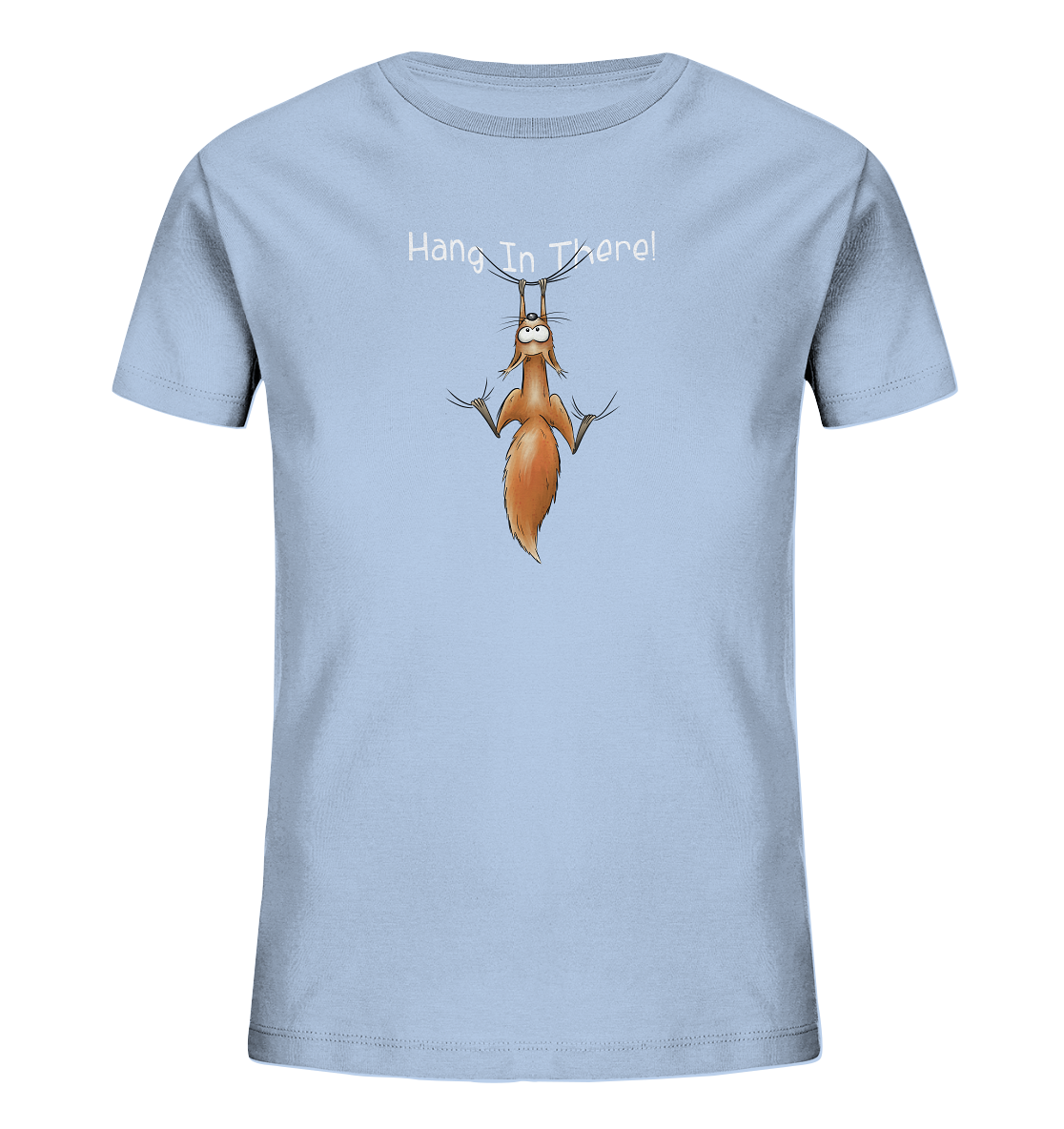 Hang In There | Lässiges Eichhörnchen - Kids Organic Shirt