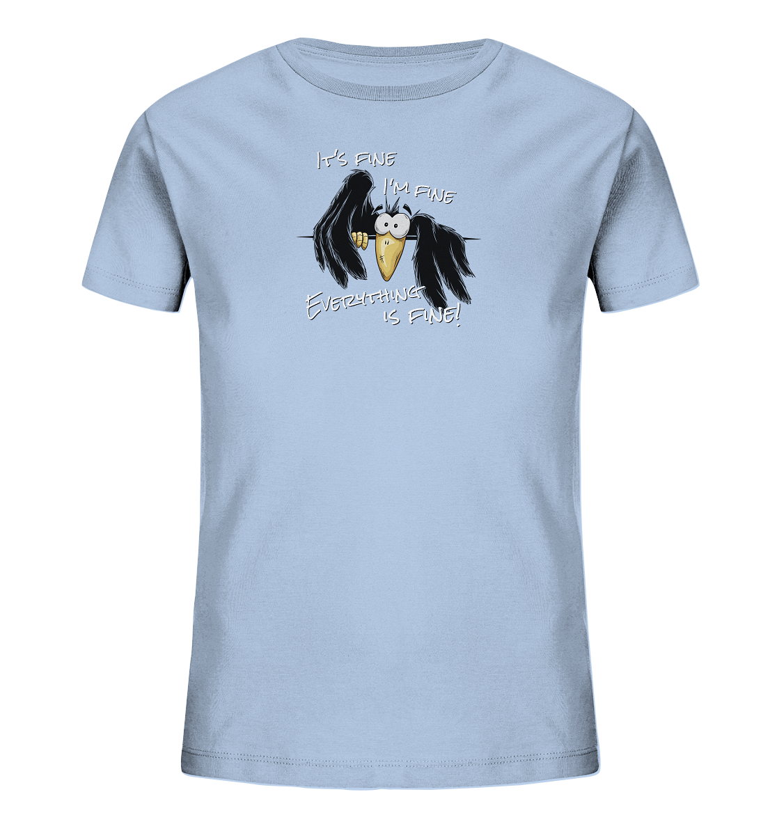 I’m Fine Rabe | Alles Gut Krähe - Kids Organic Shirt