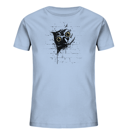 Lässige Street Art Eule - Kids Organic Shirt