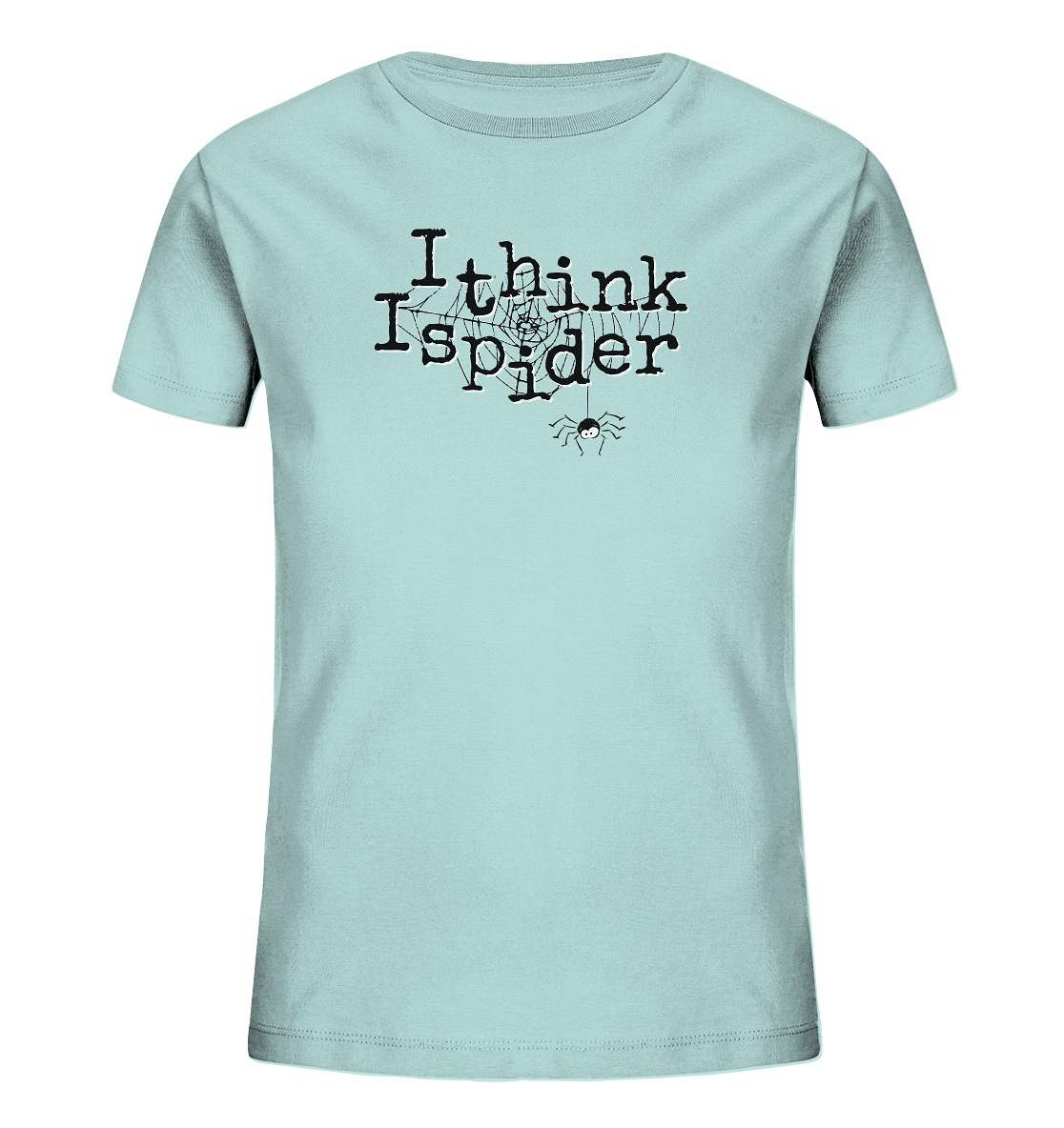 I think I spider - Spinne - Kids Organic Shirt