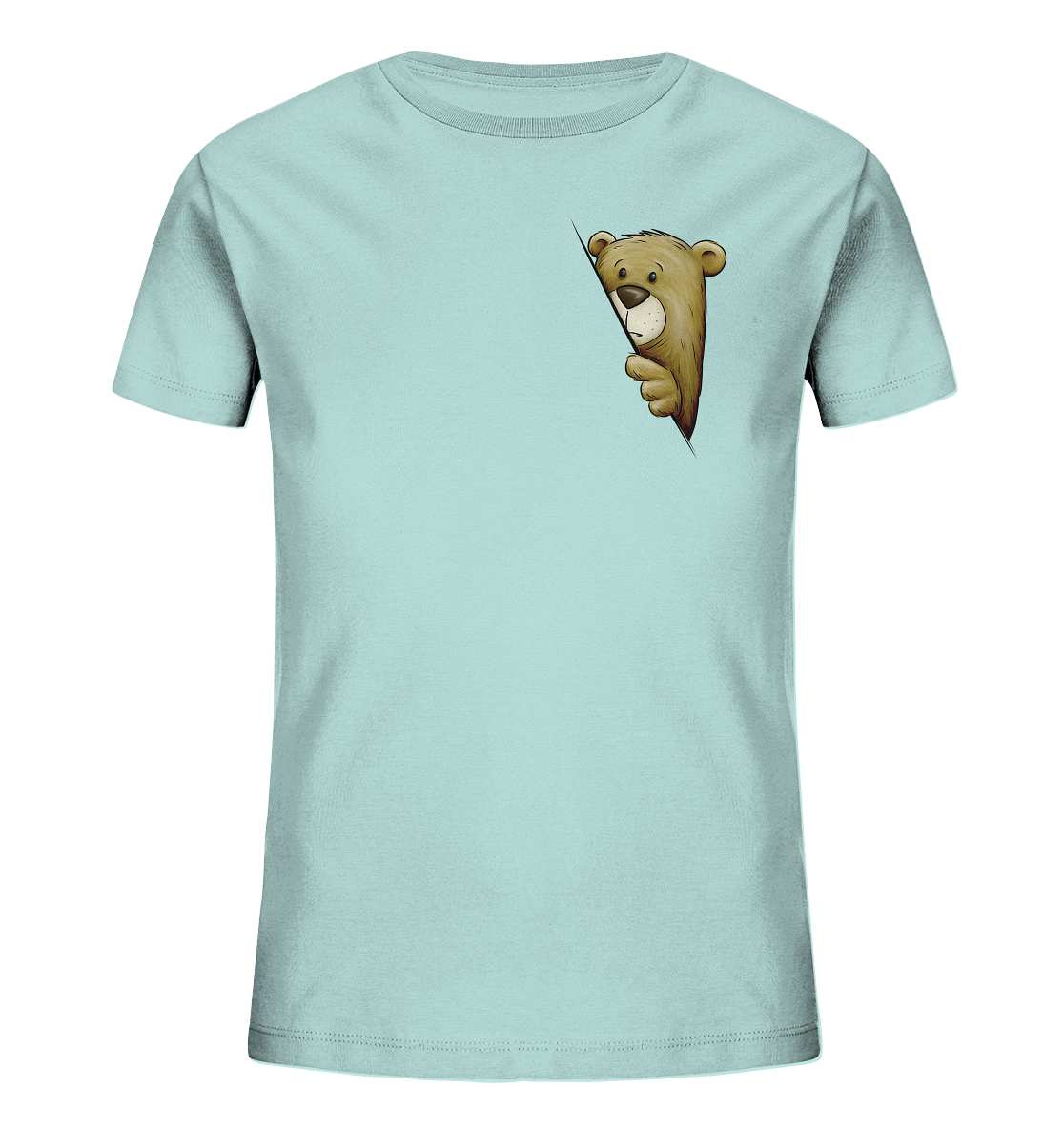 Funky Bär Illustration - Kids Organic Shirt