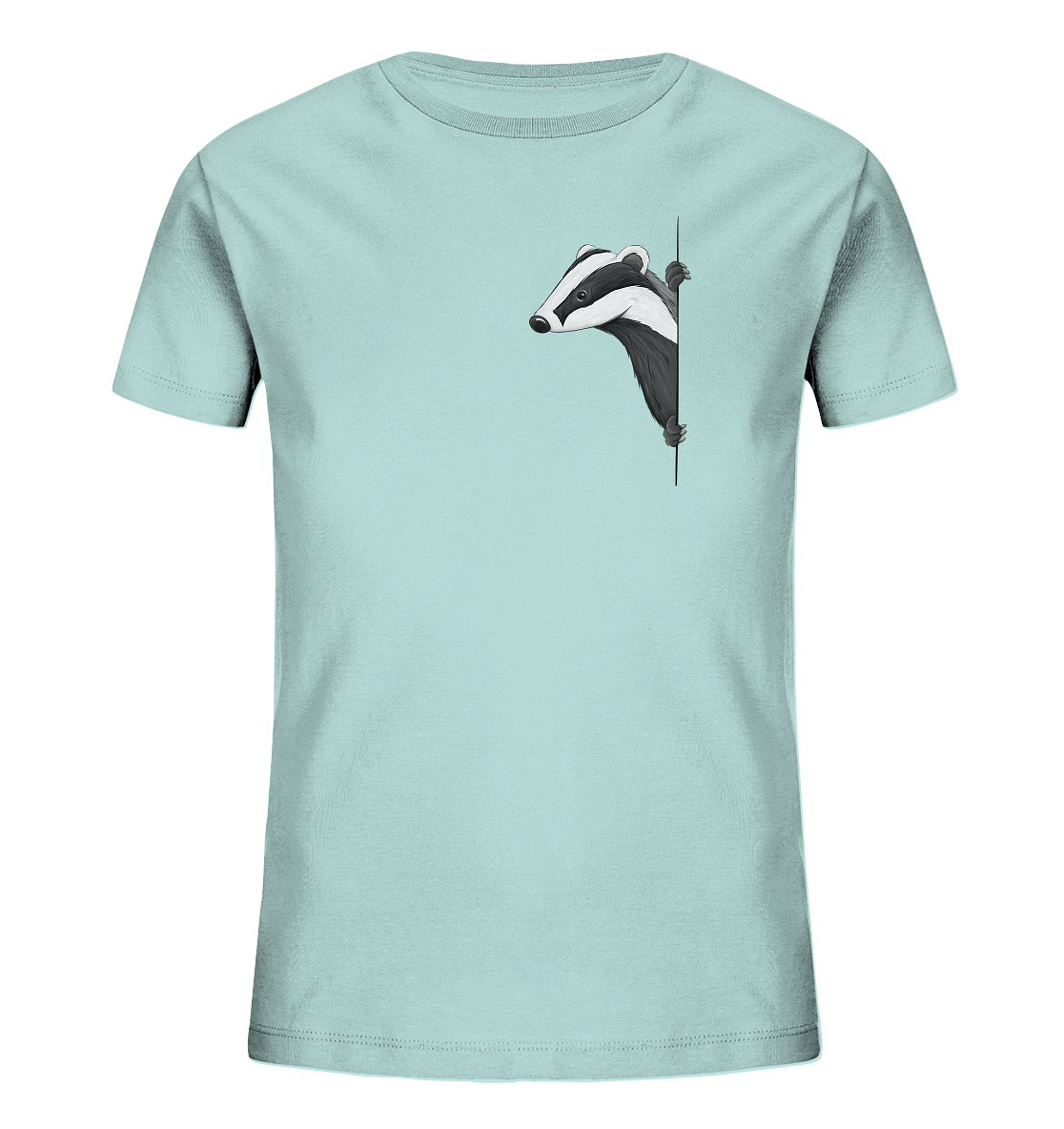 Lässiger Dachs Meister Grimbart - Kids Organic Shirt