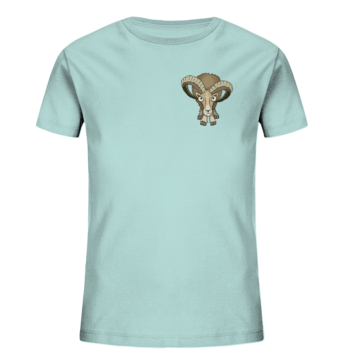 Bockiges Mufflon Widder Schafbock - Kids Organic Shirt