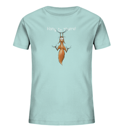 Hang In There | Lässiges Eichhörnchen - Kids Organic Shirt