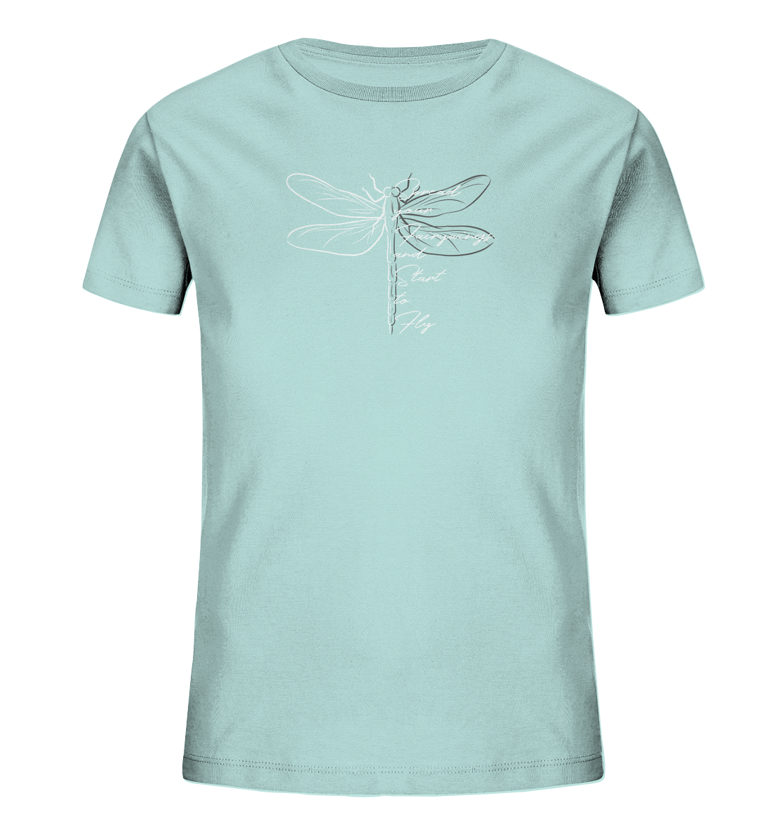 Breite die Flügel aus und flieg los | Libelle - Kids Organic Shirt
