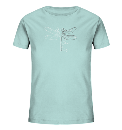 Breite die Flügel aus und flieg los | Libelle - Kids Organic Shirt