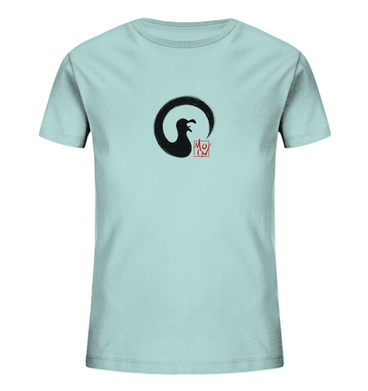 Moin kreischende japanische Enso Möwe - Kids Organic Shirt