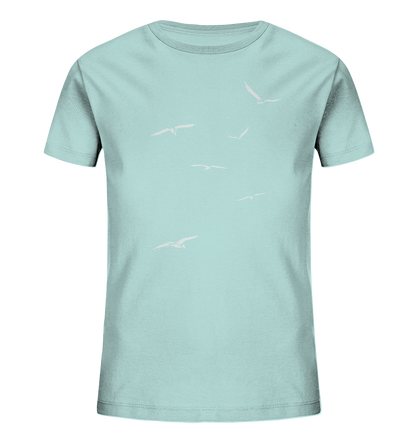 Vogelschwarm – Traum vom Fliegen - Kids Organic Shirt