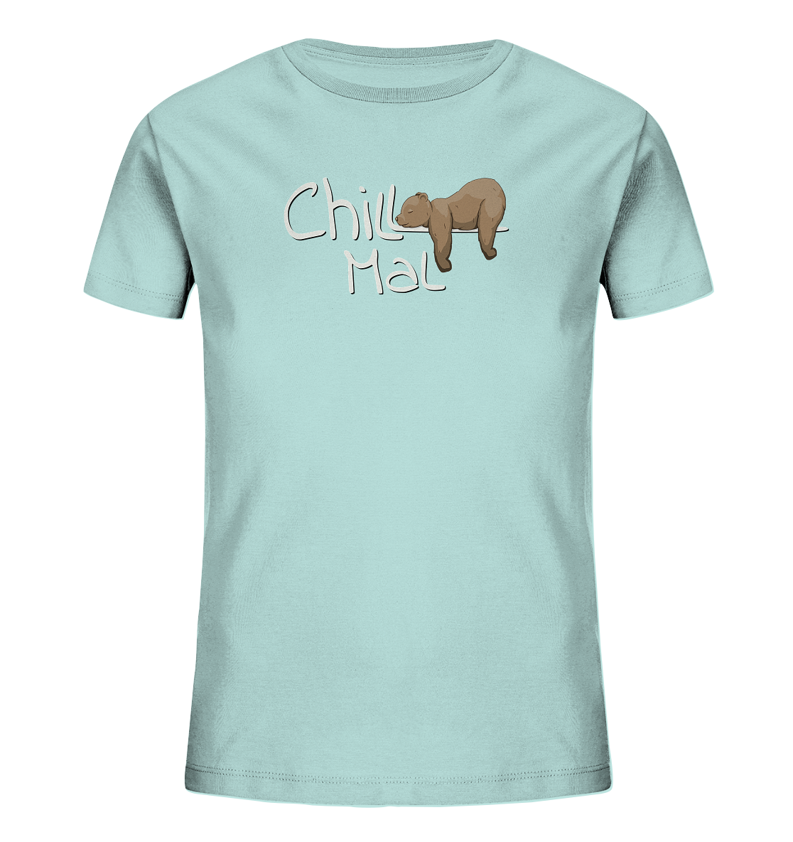 Chill Mal schläfriger Braunbär - Kids Organic Shirt