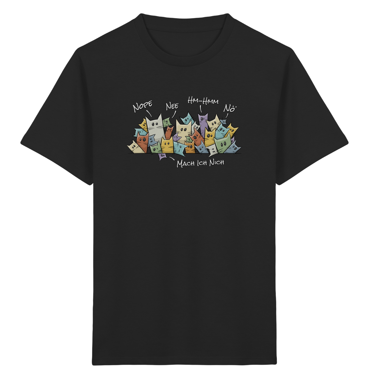 Nope, Nee, Nö Katzen - Kids Organic Shirt