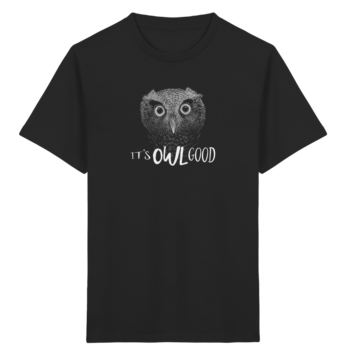 OWL Good | Kritzel-Kunst-Eule - Kids Organic Shirt