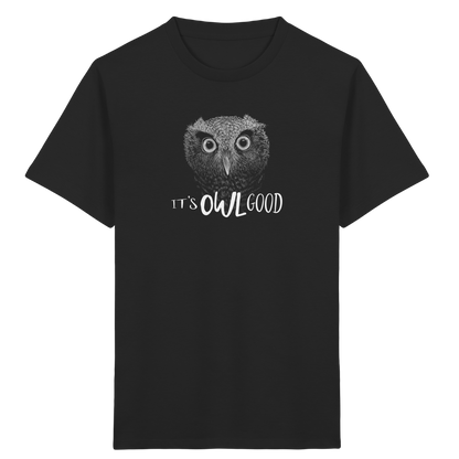 OWL Good | Kritzel-Kunst-Eule - Kids Organic Shirt